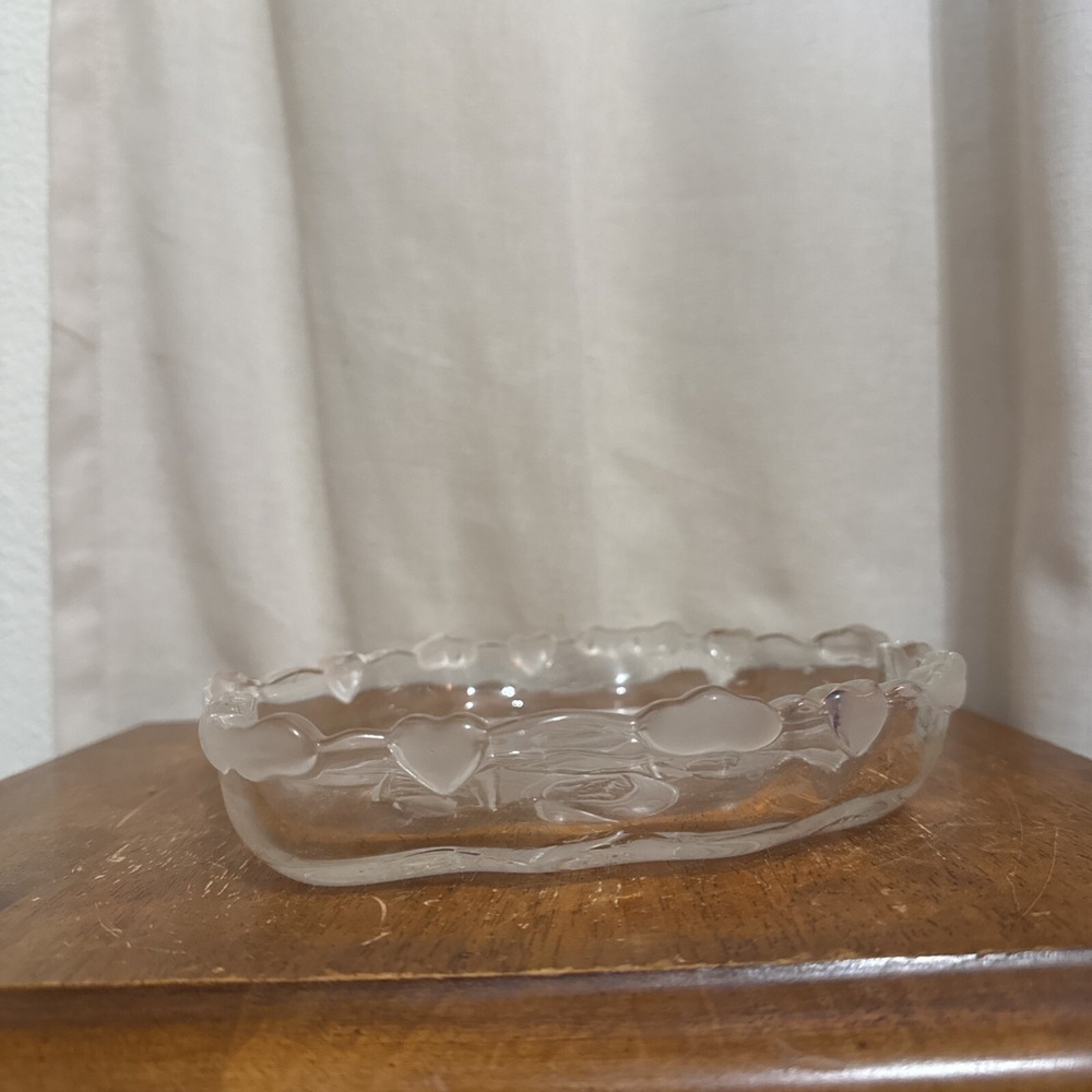 Vintage Mikasa Crystal Christmas Celebration Carolers Sweet Candy Dish‎ 8 1/4" - Picture 7 of 7